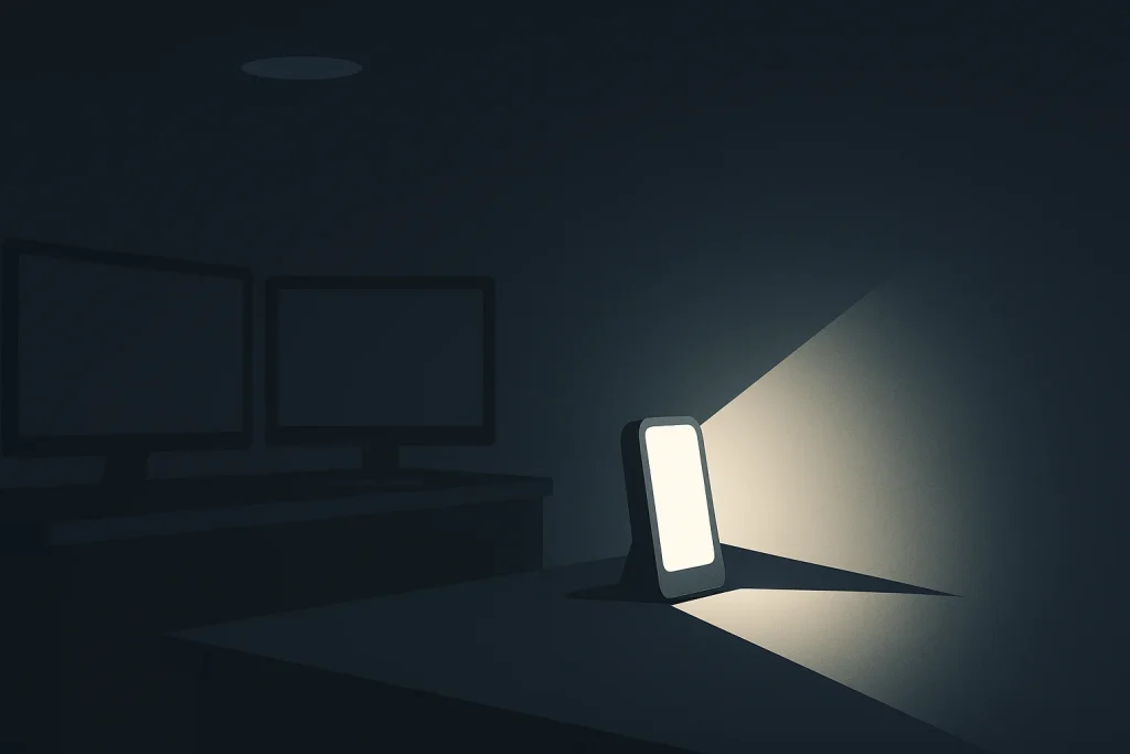 人口の光を浴びる