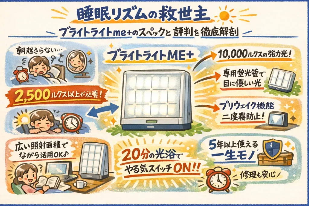 ブライトライトme+のグラレコ画像