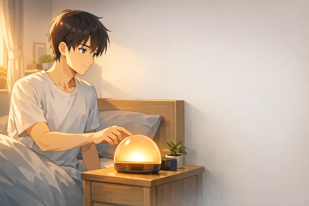 光目覚まし時計の運用術